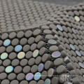 Grey Mix Iridesent Enamel Glass Mosaic